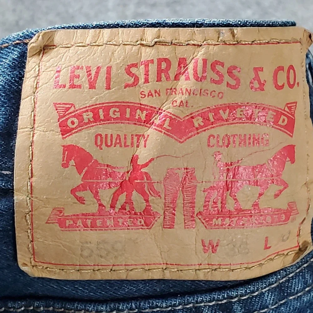 Levi's 559 Jeans Mens 36x30 Blue Relaxed Straight Denim Medium Wash Casual Y2K